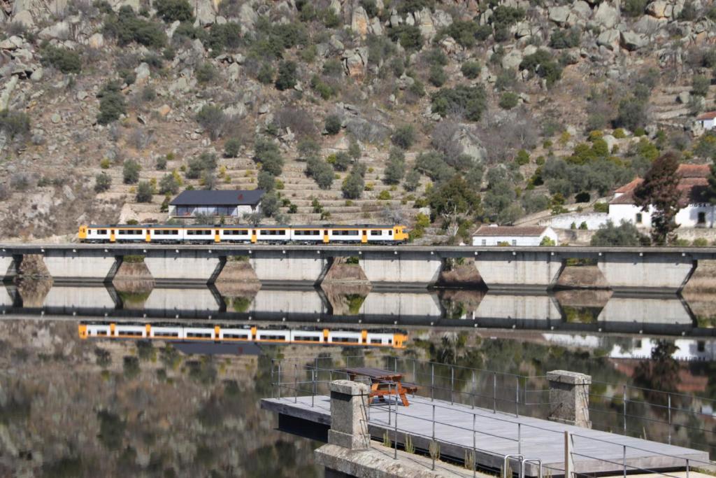 Douro Yacht Charter & Bungalows เซาโจเอา ดา เปชเกรา ภายนอก รูปภาพ